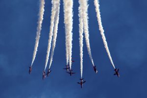 The Red Arrows, a great example of teamwork and leadership